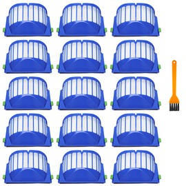 15 Pack AeroVac Filter Roomba 600 Series iRobot, Vacuum Cleaner Accessories for iRobot 500 & 600 Series with a Brush, Roomba 600 Series Replacement Parts, Roomba AeroVac Filter