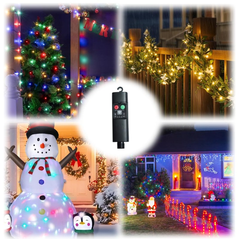 Rechargeable Light String Replacement Adapter with USB Charge Port -