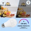 Paquete 10, Focos 10w Led Ahorrador, E27, 700lm Luz Bca