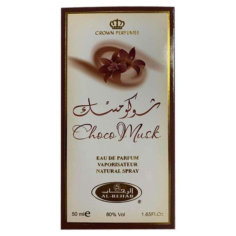 Al Rehab Choco Musk EDP-50ml - Warm Chocolate scented perfume