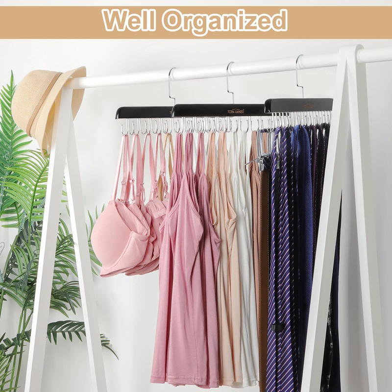 TOPIA HANGER Bra Hanger for Closet, Tank Top Hangers 20