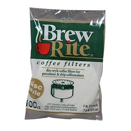 Disc Coffee Filter for 3 and 3.5" Percolator 600 Count Brew Rite