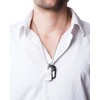 Diesel Necklace for Men , Silver Stainless Steel Necklace, DX0011040
