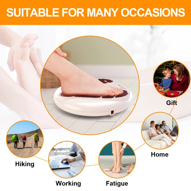 OSITO TENS EMS Foot Circulation Massager Machine Legs Blood Booster