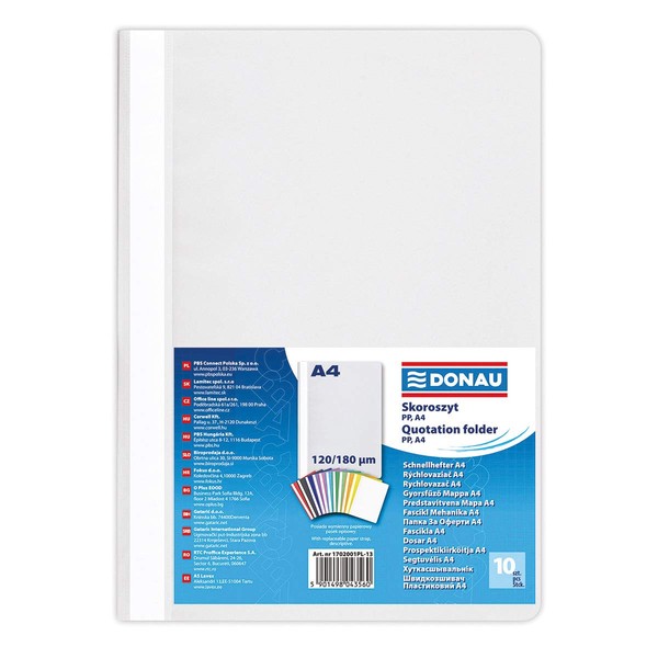 DONAU 1702001PL-13 Plastic File Folder A4 Grey / Plastic Folder