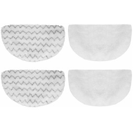 4 Pack Steam Mop Pads Fits Bissell PowerFresh 1940 1806 1440 1544 2075 Series; Model 19402, 19404, 19408, 1940A, 1940Q, 1940T, 1940W, Part# 5938#203-2633