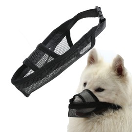 Dog Muzzle Anti Biting Barking - Soft Air Mesh Breathable and Drinkable，Adjustable Loop Pet Muzzle for Small Medium Large Dogs(XL)