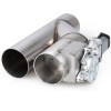 Unbranded 2" 50mm Electric Exhaust Valve Y Pipe Kit with