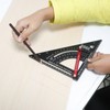 Smgda Triangular Ruler, For Woodworking, Aluminum Alloy Triangle, Woodworking Triangle,