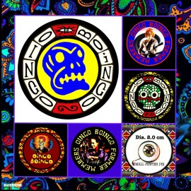 OINGO BOINGO SMALL PINS COLLECTION  LOT OF FIVE