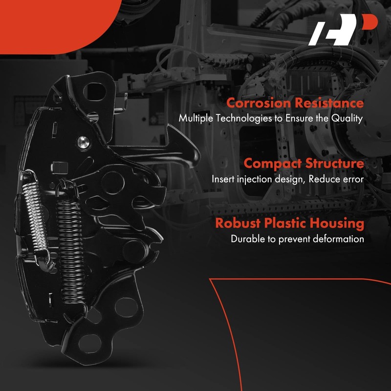 A-Premium Front Hood Latch Lock Assembly Compatible with Nissan Vehicles