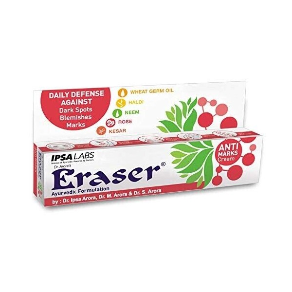 Eraser Ayurvedic Skin Cream Removes Dark Sports, Blemishes & Any