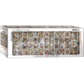 EuroGraphics La Capilla Sixtina, Michelangelo - Rompecabezas Panorámico (1000 Piezas)