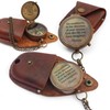 Thoreau's Go Confidently Engraved Compass for Graduation, Confirmation Day, Baptism,