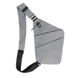 Zercart Anti Theft Sash Sling Crossbody Bag Men Women Personal Flex Bag Chest Bag Anti Theft Bag Casual Lightweight Satchel Bag for Daily Use Hiking Fishing Camping Biking