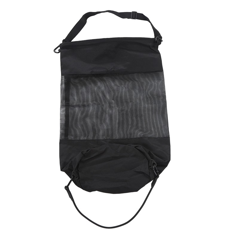 Mesh Trash Bag Washable Large Capacity Lightweight Portable Outdoor Garbage