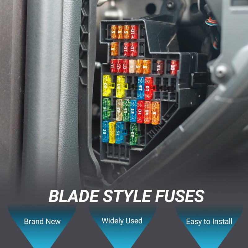 F FIERCE CYCLE Car Fuse Blade Style Fuses 25A ATO