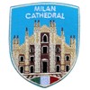 Milan Cathedral Italy 3" Iconic Duomo de Milano Italian Flag