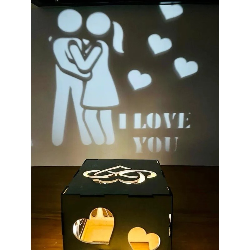 Cubo Para Dia De San Valentin