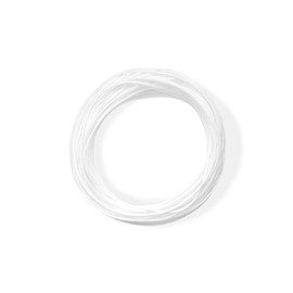 Realm Roman Blind Cord 1.2mm String For Austrian Festoon Cording (White, 5m)