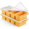 Ztomine Silicone Freezer Tray With Lid - Silicone Freezer Food