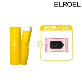 Elroel 엘로엘 에어리 코어 선스틱 단품1 + 클렌징티슈 Elroel Airy Core Sun Stick Single + Cleansing Tissue