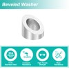 uxcell 20 Pcs 3/8" 30 Degree Angle Beveled Washer, T316