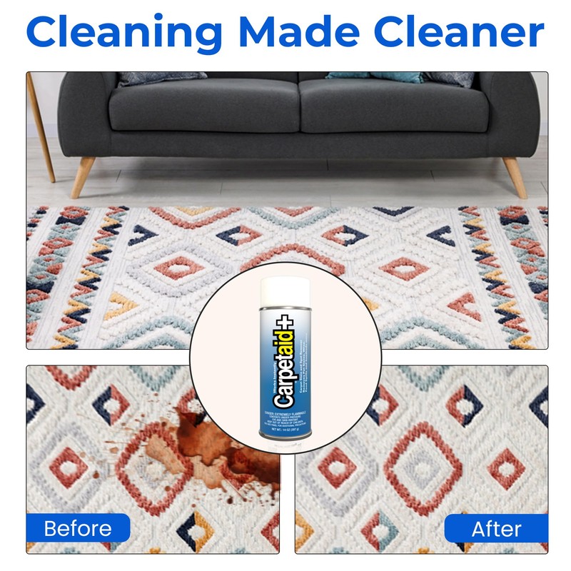 Carpet Aid Spot and Stain Remover, pH Balanced Cleaner for