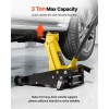 3 Ton (6614 Lbs) Capacity Steel Racing Floor Jack Low