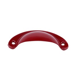 Nicerity Cup Pulls Shell Pull Handles Red for Dresser Kitchen Cabinet Drawer 81x35x18mm 6pcs
