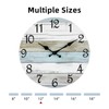 CHYLIN Wall Clock 12 Inch Bathroom Clock, Rustic Wall Clocks