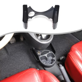 PIUGILH Car Insert Storage Box Suitable for Fiat 500 2007-2015, Black Centre Console Storage Box for Fiat 500 Accessories, Centre Console Storage Box
