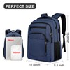 Liokesa - Mochila para hombre, Azul, 15.6'', Mochilas de viaje