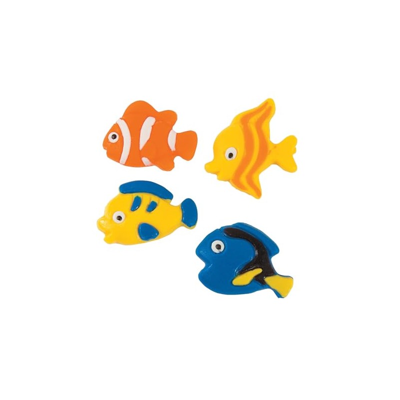 Fun Express Fish Gummy Candy (38 individually wrapped gummies) Party