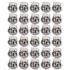 30pcs Metal Cord Lock End Toggle Double Hole Spring Stopper