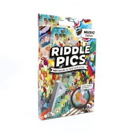Riddle Pics Day at the Festival: Music Edition - Travel Trivia Game, Great for Families, Adults and Kids, 101 Riddles to find and solve, Gifts for Music Lovers | Best Christmas Board Games