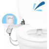 GenieBidet Rear & Feminine Ultra Thin Bidet Attachment for Toilet