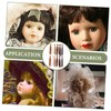 COHEALI 12pcs Heat Resistant Doll Wigs Cute Simulation Hair Extensions