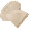 ANCLLO 100 Pieces Coffee Filter Paper, V02 Coffee Filters, Natural,