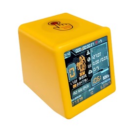 Nerdminer V2 NM Smart BTC Solo Miner 1060 KH/s Ultra Efficient Miner with ESP32, Silent Table Clock Design for Home & Office, Low Power Crypto Lottery Mining Device by OEMGMINER