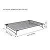 Cooling Rack, 16.9x11in Cooling Rack with Collapsible Folding Legs Iron