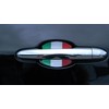 Fiat 500 Italian Flag Car Auto Door Handle Trim Molding