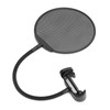 Microphone AntiSpray Filter Mesh Clip Flexible Neck Microphone Wind Screen