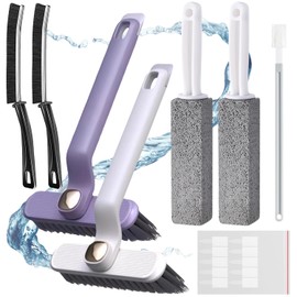 ZHIXINGT 7 PCS Cepillos para Baño Limpieza.Piedra Pómez de Limpieza Las Manchas del Inodoro.Cepillo Giratorio, Cepillo en Forma de Cuchilla.Cepillos para Limpiar Inodoros, Baños, Azulejos, Grietas.