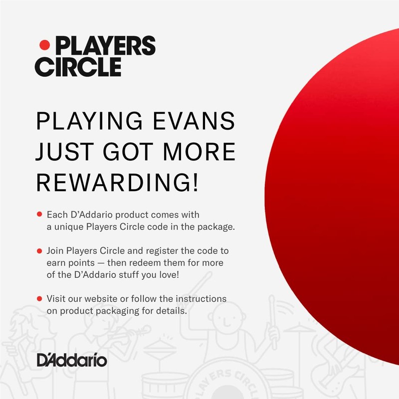 Evans UV EQ4 Bass Drumhead, 16-inch