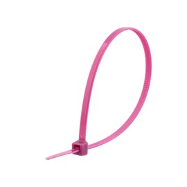 Secure 8 Inch Purple 40 lb Intermediate Nylon Cable Tie - 100 Pack