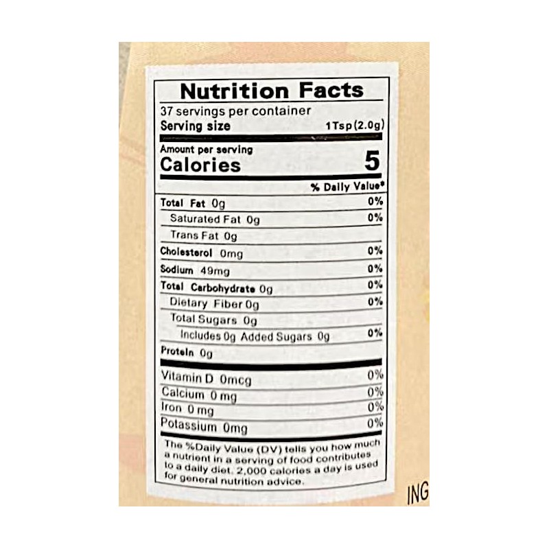 Spice for Fried Chicken, White Pepper and Salt Seasoning, 2.6