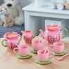 Melissa & Doug Butterfly Tea Set (15 pcs) - Play