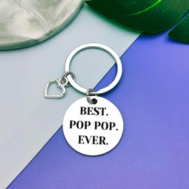 Papa Gifts Grandpa Keyring Granddad Gifts From Grandson Granddaughter Grandfather Birthday Gifts Father's Day Keychain For Grandpa Grandfather Grandfather Keyring Christmas Retirement Gift for Papa