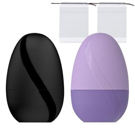 Rodillo Facial, Juego de 2 Piezas con 2 Bolsas, Hielo para la Cara, Molde de Silicona Reutilizable para Masaje, Ice Roller para Belleza y Cuidado de l